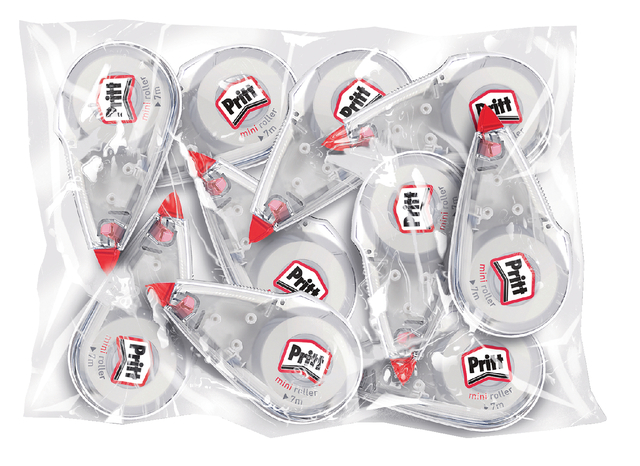 Correctieroller Pritt Mini Flex 4.2mmx7m promo pack à 7+3 gratis afbeelding