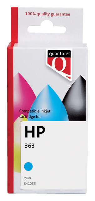 Inktcartridge Quantore alternatief tbv HP C8771EE 363 blauw afbeelding