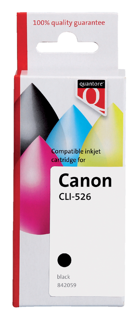 Inktcartridge Quantore alternatief tbv Canon CLI-526 zwart afbeelding