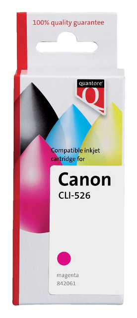 Inktcartridge Quantore alternatief tbv Canon CLI-526 rood afbeelding