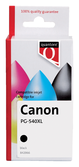 Inktcartridge Quantore alternatief tbv Canon PG-540XL zwart HC afbeelding