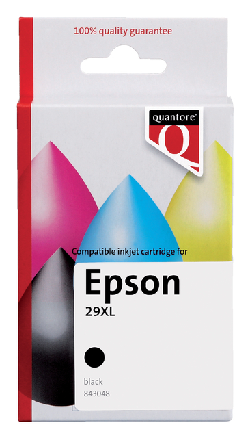 Inktcartridge Quantore alternatief tbv Epson 29XL T299140 zwart afbeelding