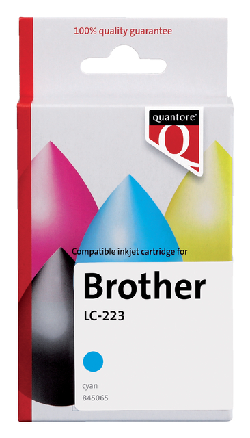 Inktcartridge Quantore alternatief tbv Brother LC-223 blauw afbeelding