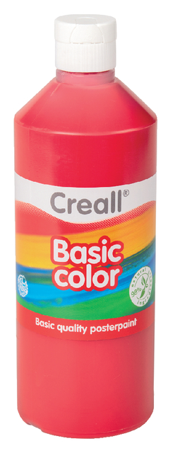 Plakkaatverf Creall basic donkerrood 500ml afbeelding