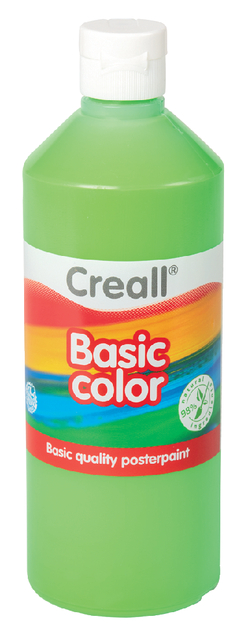 Plakkaatverf Creall basic lichtgroen 500ml afbeelding