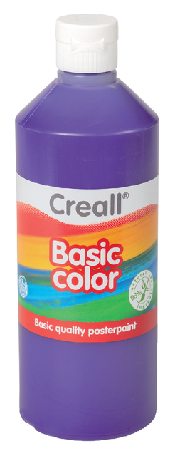 Plakkaatverf Creall basic paars 500ml afbeelding