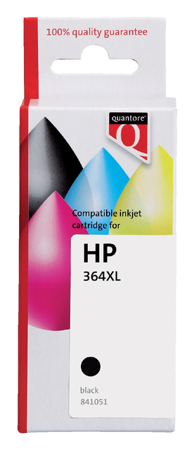 Inktcartridge Quantore alternatief tbv HP CB684EE 364XL zwart afbeelding
