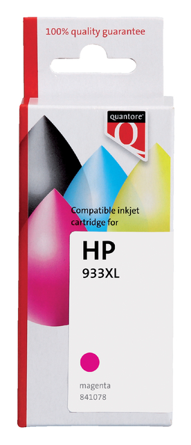 Inktcartridge Quantore alternatief tbv HP CN055AE 933XL rood afbeelding