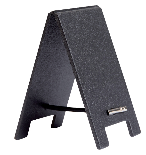 Krijtbord securit mini tafel set 5 stuks zwart afbeelding