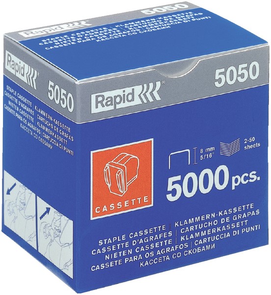 Rapid R5050 Nietcassette Rapid 5050 5000 stuks - GK