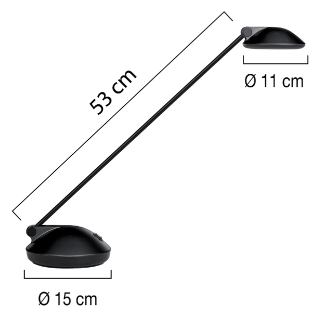 Bureaulamp Unilux Joker led zwart — Foto 2 van 2