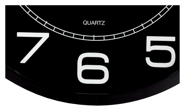 Wandklok Unilux Mega Ø 57.5cm zwart — Foto 2 van 2