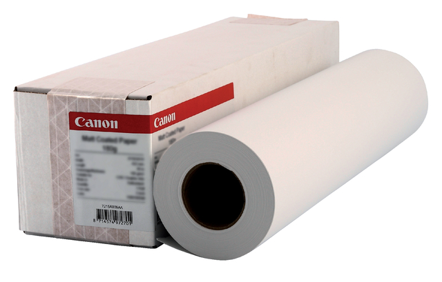 Inkjetpapier Canon 432mmx45m 90gr mat gecoat afbeelding