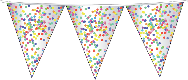 Confetti slinger 10 meter afbeelding