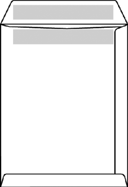 Envelop akte IEZZY 175x265mm zelfklevend 100gr wit 250 stuks — Foto 2 van 2