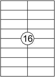 Etiket Quantore 105x37mm 1600 stuks