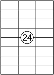 Etiket Quantore 70X37mm 360 stuks