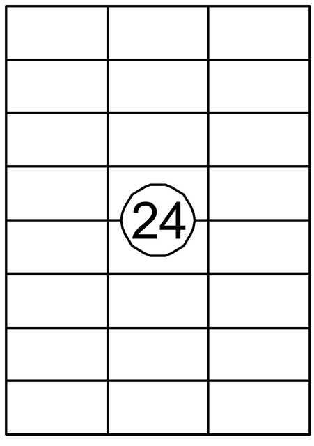 Etiket Quantore 70X37mm 360 stuks afbeelding