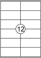 Etiket Quantore 105x48mm 1200 stuks