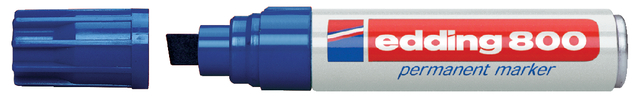 Viltstift edding 800 schuin 4-12mm blauw afbeelding