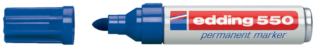 Viltstift edding 550 rond 3-4mm blauw afbeelding