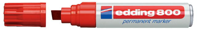 Viltstift edding 800 schuin 4-12mm rood afbeelding