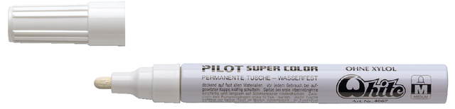 Viltstift PILOT Super Color lakmarker medium wit afbeelding