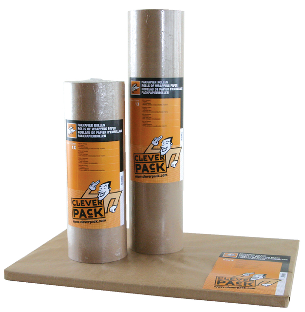 Inpakpapier CleverPack kraft 70gr 700mmx220m — Foto 2 van 2