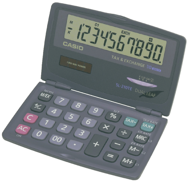 Rekenmachine Casio SL-210TE afbeelding