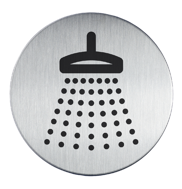 Infobord pictogram Durable 4938 douche 83mm afbeelding