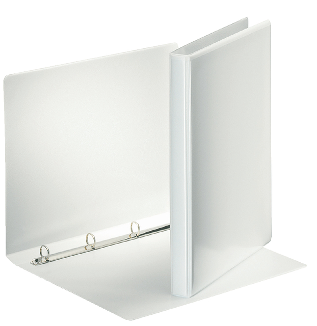 Presentatieringband Esselte panorama A4 4-rings D-mechaniek 20mm PP wit afbeelding