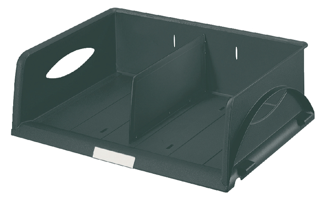 Brievenbak Leitz Sorty standaard A4 maxi dwars zwart afbeelding