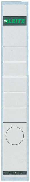 Rugetiket Leitz smal/lang 39x285mm zelfklevend wit 10 stuks afbeelding