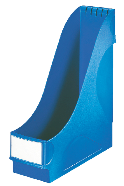 Tijdschriftencassette Leitz extra breed blauw afbeelding
