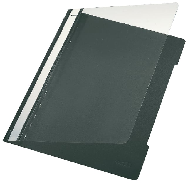 Snelhechter Leitz Standaard A4 gerecycled PP zwart afbeelding