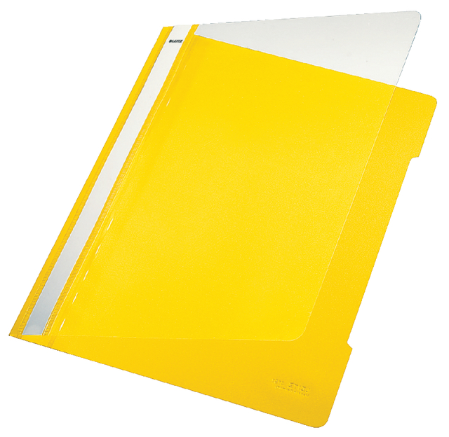 Snelhechter Leitz Standaard A4 gerecycled PP geel afbeelding