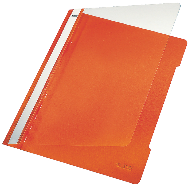 Snelhechter Leitz Standaard A4 gerecycled PP oranje afbeelding