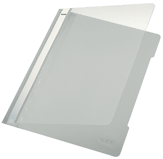 Snelhechter Leitz Standaard A4 gerecycled PP grijs afbeelding