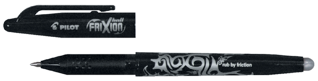 Rollerpen PILOT friXion medium zwart afbeelding