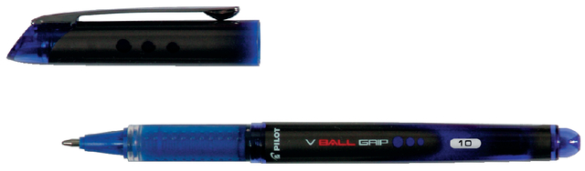 Rollerpen PILOT V-Ball grip breed blauw afbeelding
