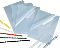 Voorblad GBC A4 PVC 180micron transparant 100 stuks-2