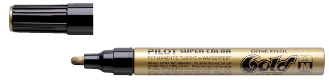 Viltstift PILOT Super Color lakmarker medium goud afbeelding