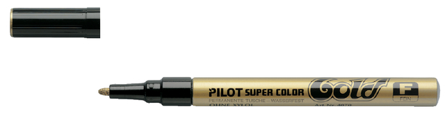 Viltstift PILOT Super Color lakmarker fijn goud afbeelding