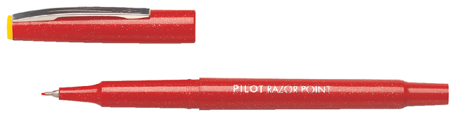 Fineliner PILOT Razor Point fijn rood afbeelding