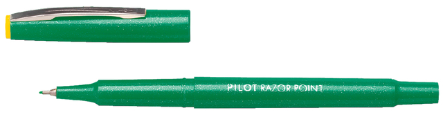 Fineliner PILOT Razor Point fijn groen afbeelding