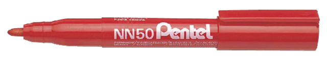 Viltstift Pentel NN50 rond 1.3-3mm rood afbeelding