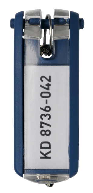 Sleutellabel Durable 1957 met ring blauw afbeelding