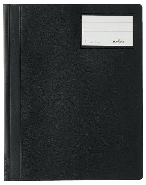 Snelhechter Durable A4 PVC etiketvenster zwart afbeelding