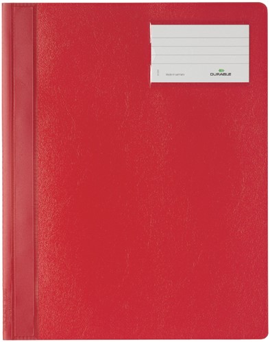 Snelhechter Durable A4 PVC etiketvenster rood