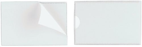 Etikethouder Durable pocketfix 75x18mm zelfklevend 10 stuks